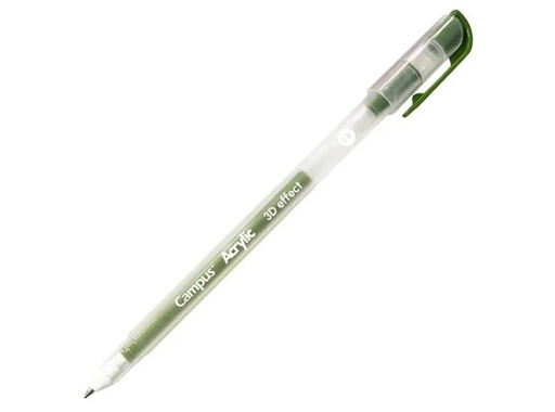 [081822] ROTULADORES ACRILICOS CAMPUS ACRYLIC 3D VERDE MEDIO