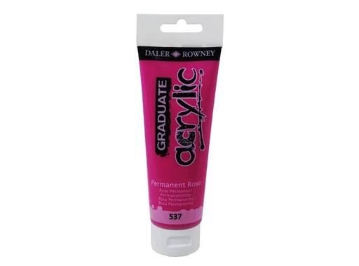 [649073] PINTURA ACRILICA DALER ROWNEY GRADUATE ACRYLIC 120 ML ROSA PERMANENTE