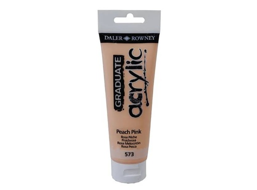 [649078] PINTURA ACRILICA DALER ROWNEY GRADUATE ACRYLIC 120 ML ROSA MELOCOTON