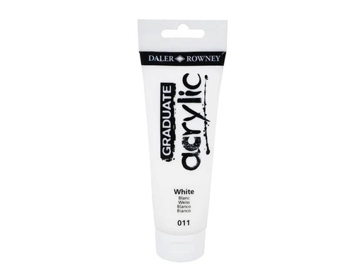 [649082] PINTURA ACRILICA DALER ROWNEY GRADUATE ACRYLIC 120 ML BLANCO