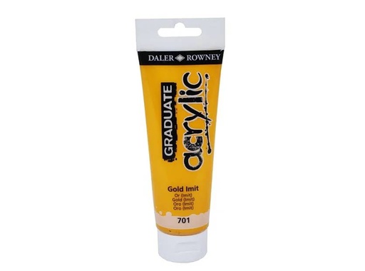 [649084] PINTURA ACRILICA DALER ROWNEY GRADUATE ACRYLIC 120 ML ORO