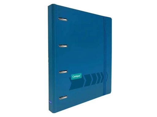 [181419] CARPETA RINGBOOK CAMPUS UNIVERSITY 4 ANILLAS+RECAMBIO AZUL