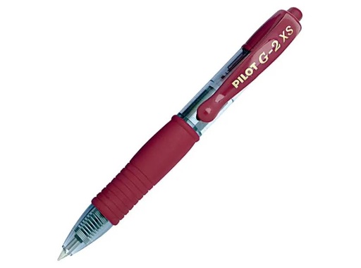 [118869] BOLIGRAFO TINTA GEL PILOT G-2 PIXIE BURDEOS