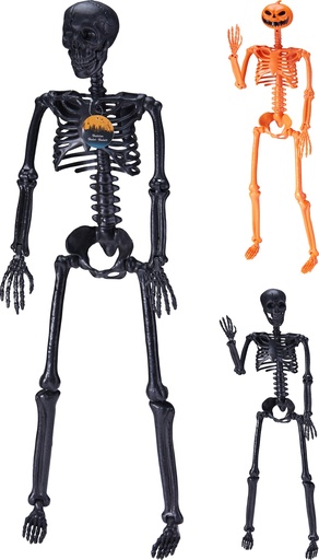 [999969] ESQUELETO HALLOWEEN 90CM 2 COL