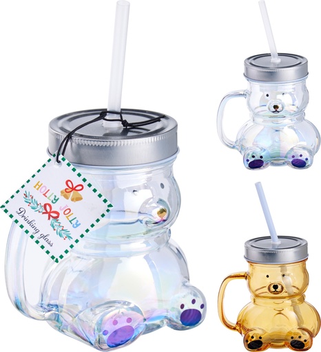 [999981] VASO OSITO CRISTAL 350ML