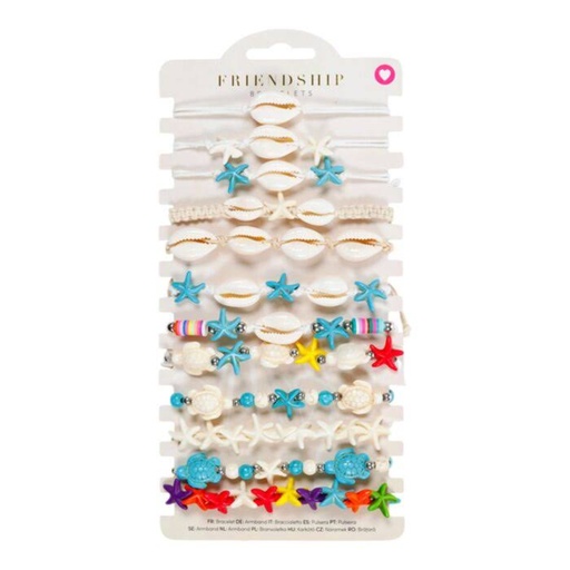 [1000005] PULSERA BOHO CONCHAS Y ESTRELLAS DE MAR