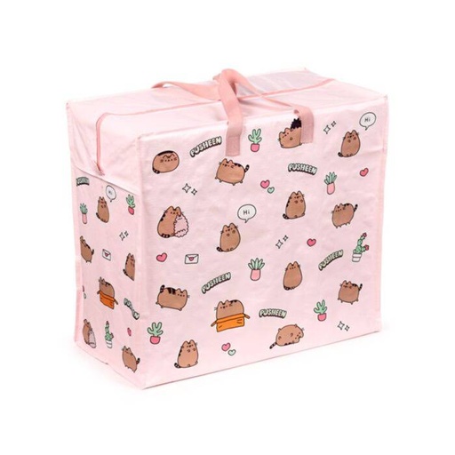 [1000014] BOLSA DE ALMACENAJE GATO PUSHEEN ENTRE PLANTAS