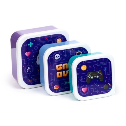 [1000020] SET DE 3 FIAMBRERAS TAPER GAME OVER