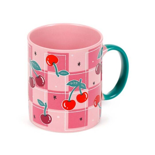 [1000047] TAZA DE PORCELANA CEREZA CHERRY