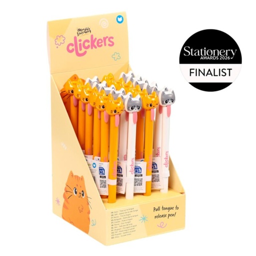 [1000070] BOLIGAROS CLICK GATOS BEANS & CO