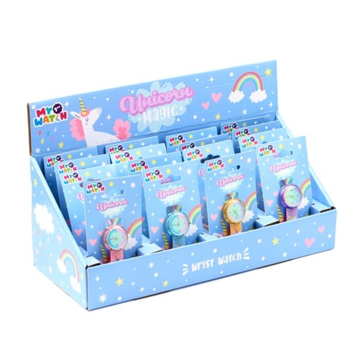[1000104] RELOJ ANALOGICO UNICORNIO MAGICO