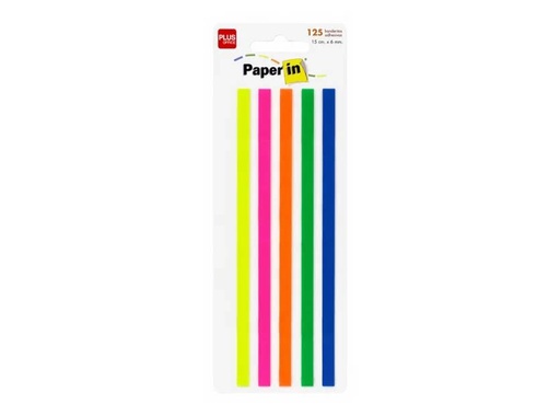 [002660] BANDERITAS PAPER IN PLUS OFFICE SUBRAYADOR BLISTER 5 COLORES