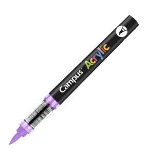 [081778] ROTULADORES ACRILICOS CAMPUS ACRYLIC PUNTA PINCEL CAJA 8 UD. VIOLETA CLARO