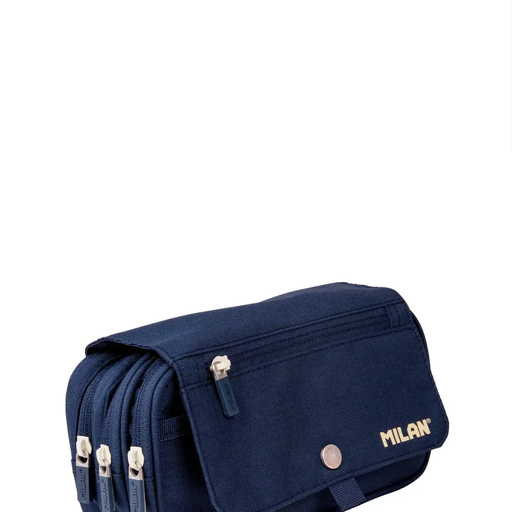 [1000154] PORTATODO 4 CREMALLERAS SOLAPA AZUL MILAN
