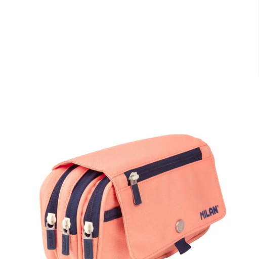 [1000155] PORTATODO 4 CREMALLERAS SOLAPA ROSA MILAN