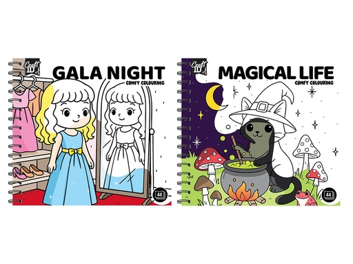 [1000207] LIBRO COLOREAR CUTE&COMFY 20X20CM