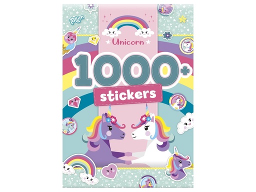 [1000209] LIBRO PEGATINAS UNICORNIO 1000U