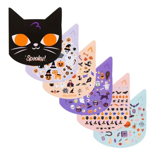 [1000317] LIBRO PEGATINAS GATO HALLOWEEN