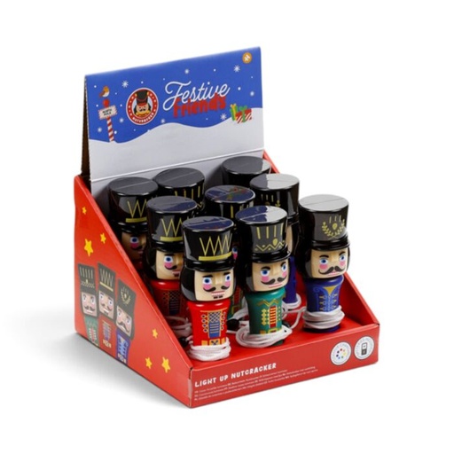 [1000354] LINTERNA LED NAVIDAD CASCANUECES FESTIVE FRIENDS