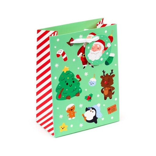 [1000361] BOLSA DE LA COMPRA REUTILIZABLE NAVIDAD JINGLE  BUNCH