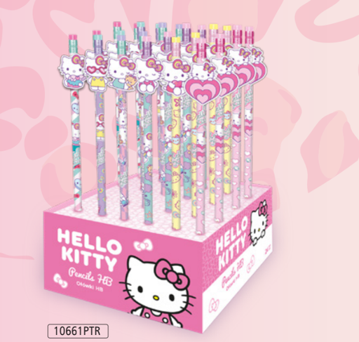 [000620] LAPICES HB HELLO KITTY 6 MODELOS
