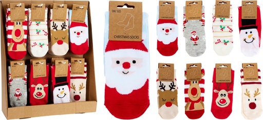 [000627] CALCETINES NAVIDAD MUJER 8SUR