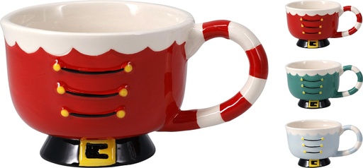 [001047] TAZA NAVIDAD 3MOD 400ML