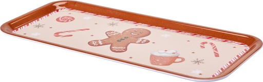 [001049] BANDEJA MELAMINA NAVIDAD 32X15CM
