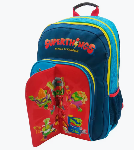 [001111] MOCHILA ESCOLAR SUPERTHINGS 41CM