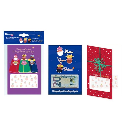 [001421] TARJETA PARA REGALAR DINERO REYES MAGOS