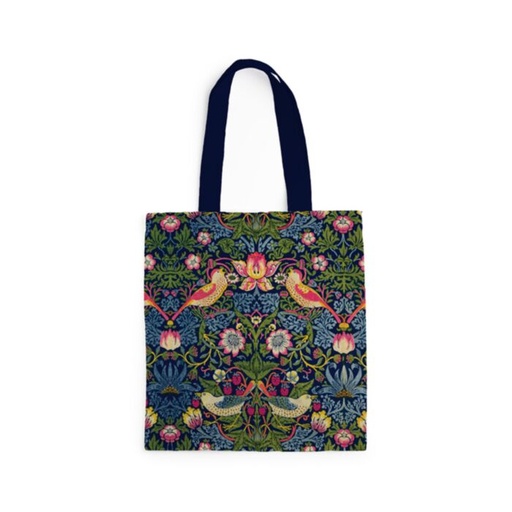 [001517] TOTE BAG REUTILIZABLE WILLIAM MORRIS "STRAWBERRY THIEF"