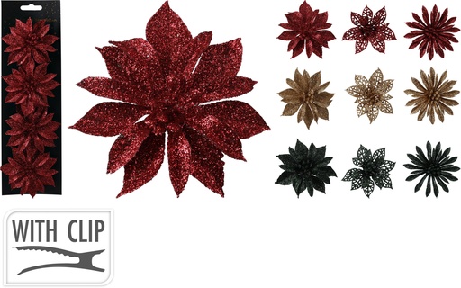 [001584] FLOR CLIP PURPURINA 4U 9MOD