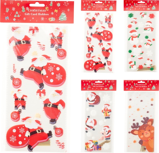 [001612] BOLSAS REGALO NAVIDAD PAQ.10U 4MOD