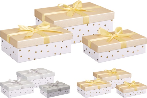 [001644] CAJA REGALO SET3U ESTRELLAS