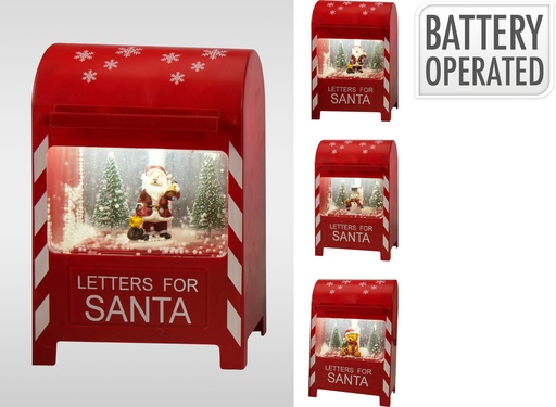 [001668] BUZON NAVIDAD LED 15X23CM