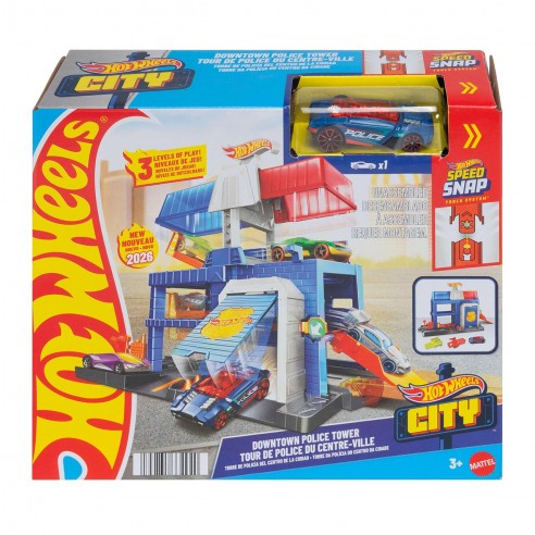 [001704] TORRE COMISARÍA DE POLICÍA JHL74 HOT WHEELS