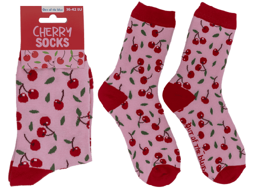[001713] CALCETINES CEREZAS TALLA 36-42 REF: 02/1488