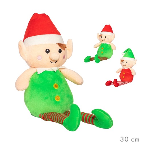 [001813] PELUCHE ELFO 30 cm SURT 2 MODELOS