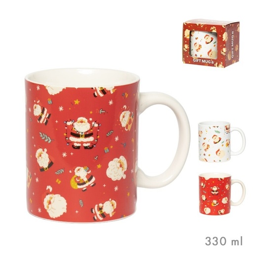 [001852] TAZA EN CAJA REGALO PAPA NOEL