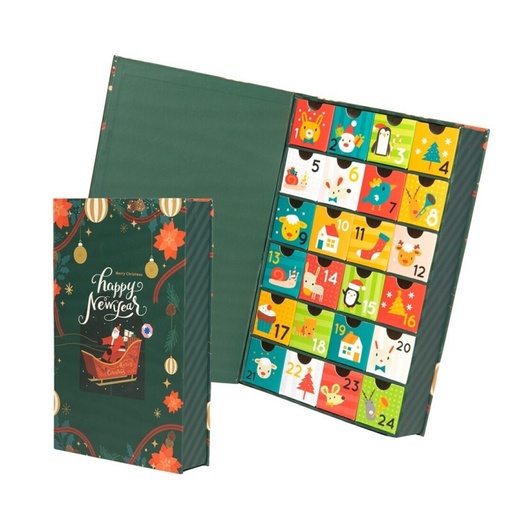 [001862] CALENDARIO ADVIENTO LIBRO CON IMAN